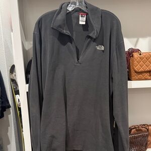 The North Face Charcoal Quarter-Zip Fleece